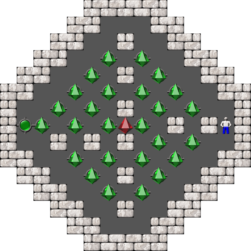 Сокобан Thinking Rabbit Arranged уровень 509